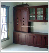 Pooja Room Designs, Customized Pooja Room, Modular Pooja Room, Tanjore Paintings Pooja Rooms