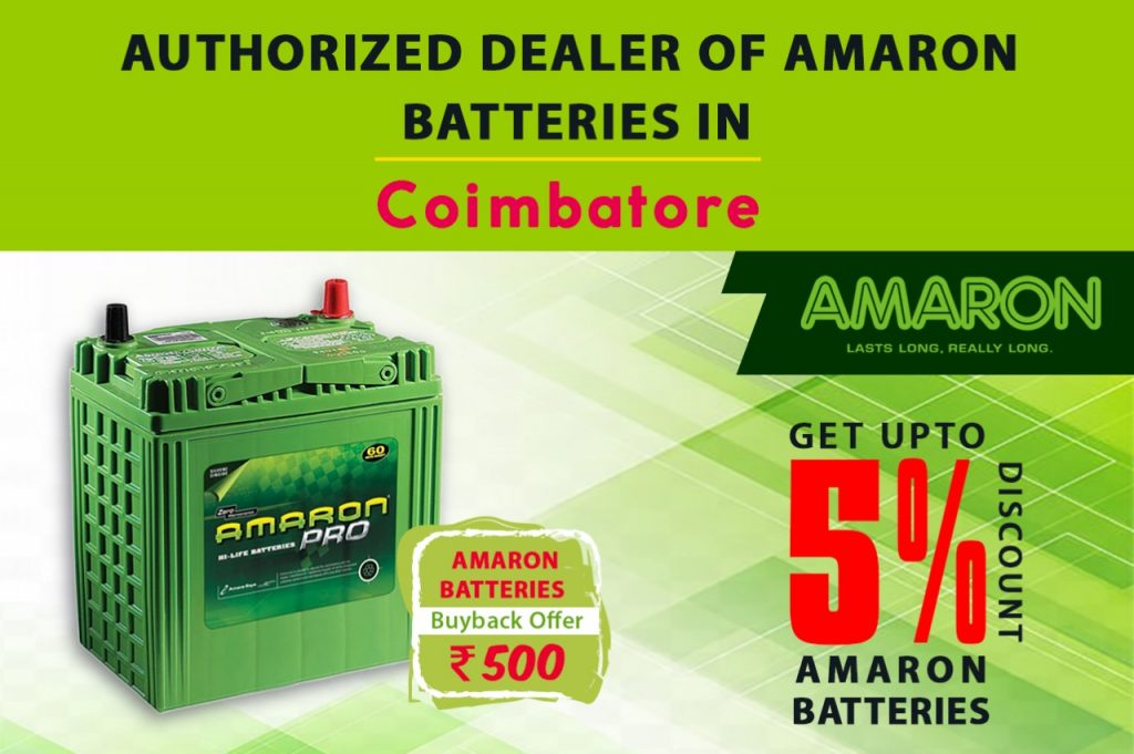 Car Battery Dealer In Coimbatore, Dealer Of Amaron Car Batteries In Coimbatore